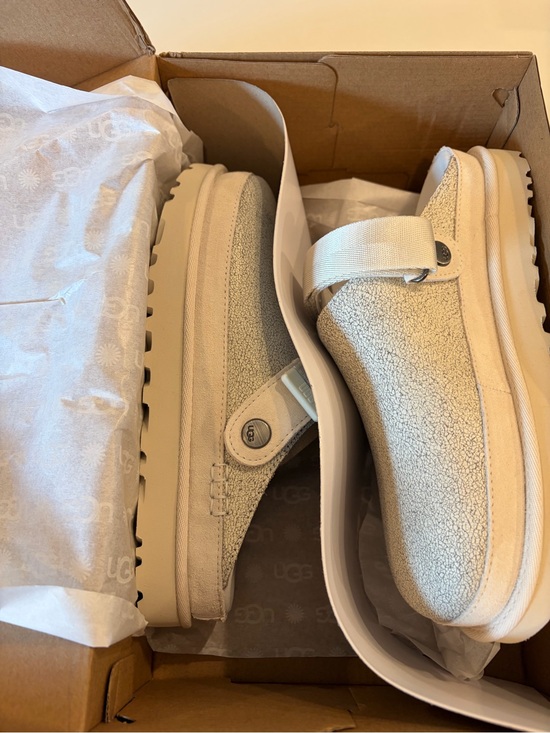 UGG Shoes - UGG Women’s Cream Suede Slip-On Clog